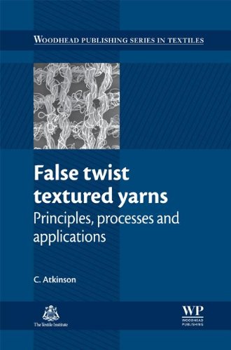 False twist textured yarns