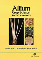 Allium crop science : recent advances
