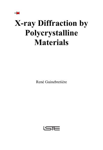 X-ray diffraction by polycrystalline materials