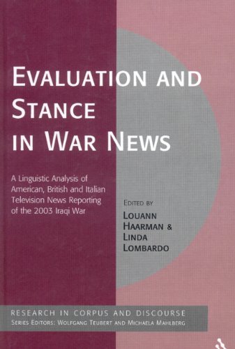 Evaluation and Stance in War News