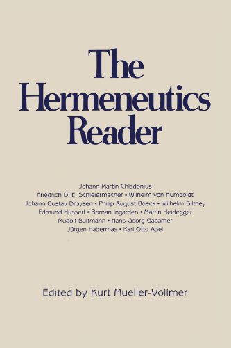 The hermeneutics reader : texts of the German tradition from the Enlightenment to the present