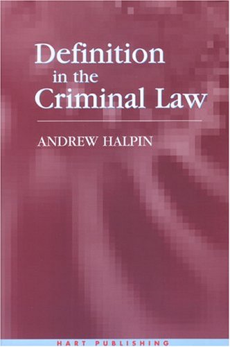 Definition in the Criminal Law