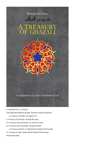 A treasury of al-Ghazali : a companion for the untethered soul
