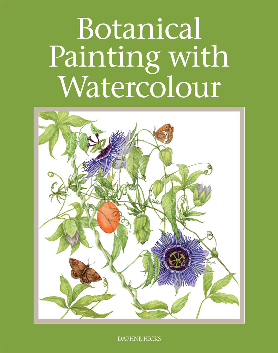 Botanical painting with watercolour