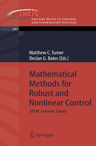 Mathematical Methods for Robust and Nonlinear Control