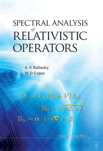 Spectral Analysis of Relativistic Operators