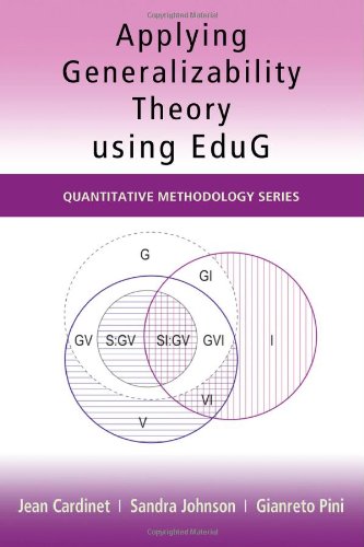 Applying Generalizability Theory Using EduG