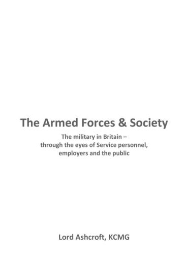The Armed Forces and Society