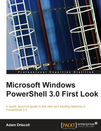 Microsoft Windows Powershell 3.0 First Look