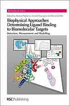 Biophysical Approaches Determining Ligand Binding to Biomolecular Targets