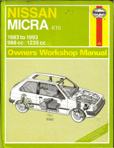 Nissan Micra Owner's Workshop Manual (Service &amp; repair manuals)