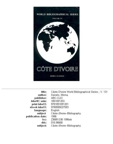 Côte D'ivoire