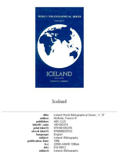 Iceland, Vol. 37