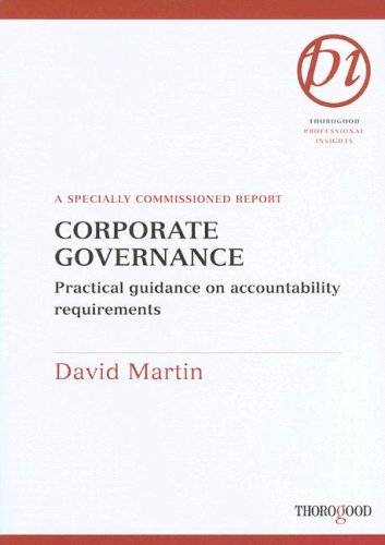 Corporate governance : practical guidance on accountability requirements