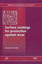 Surface coatings for protection against wear