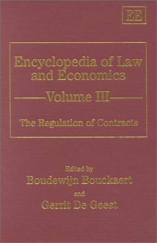 The Regulation of Contracts