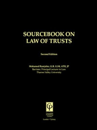 Sourcebook on Trusts Law 2/E