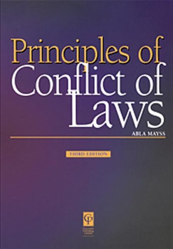 Principles of Conflict of Laws 3/E