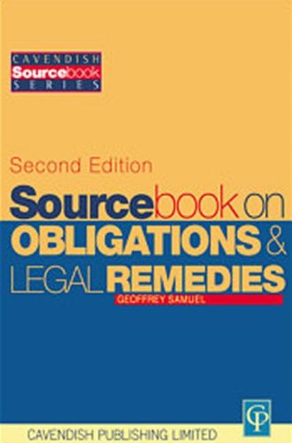 Sourcebook on Obligations &amp; Remedies 2/E