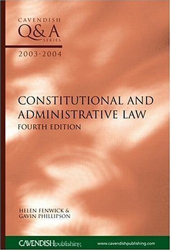 Q&amp;A Constitutional and Administrative Law, 2003-2004