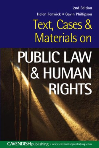 Text, Cases and Materials on Public Law and Human Rights