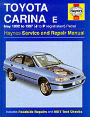 Toyota Carina E Service And Repair Manual (Haynes Service And Repair Manuals)