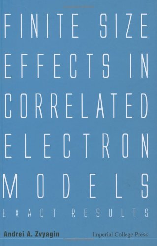 Finite Size Effects in Correlated Electron Models