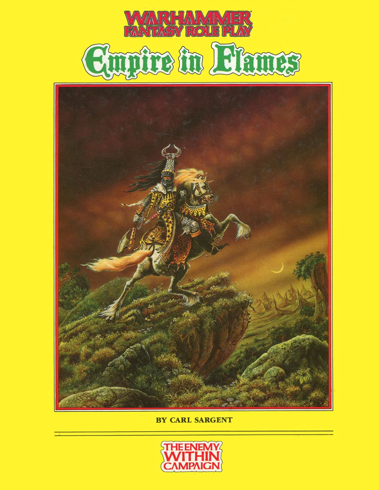 Empire in Flames Warhammer Fantasy Roleplay