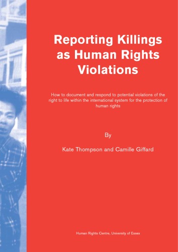 Reporting Killings As Human Rights Violations