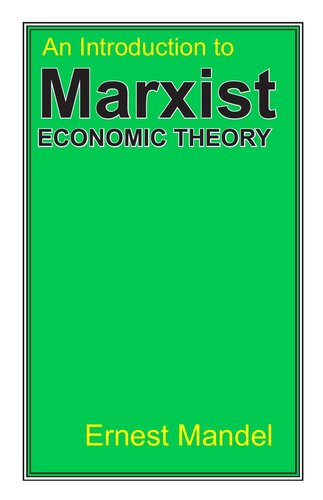 An introduction to Marxist economic theory