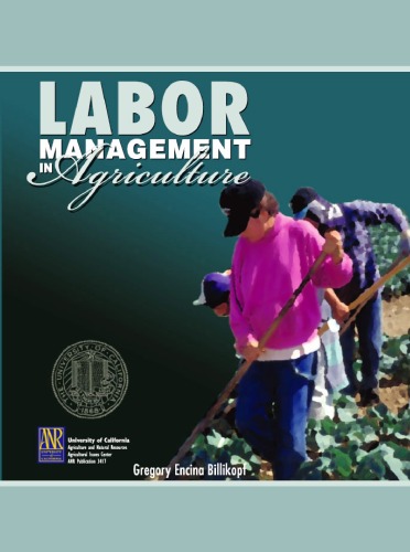 Labor Management in Agriculture