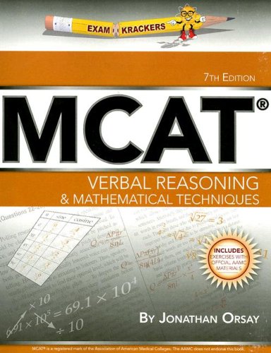 Examkrackers MCAT Verbal Reasoning &amp; Mathematical Techniques