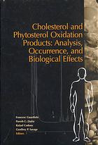 Cholesterol and Phytosterol Oxidation Products