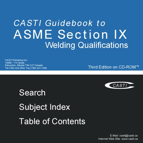 CASTI Guidebook to ASME Section IX
