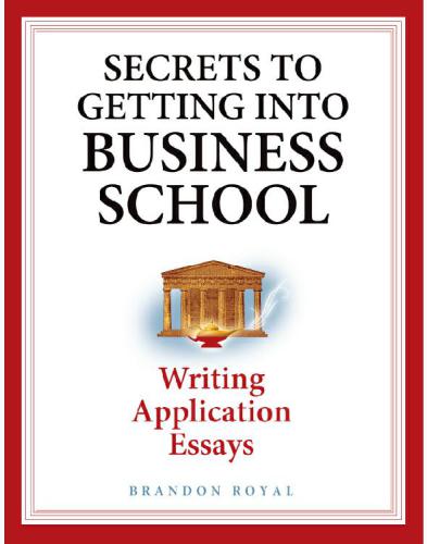 MBA admissions : essay writing