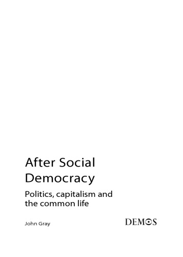 After Social Democracy