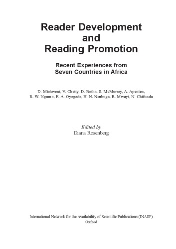 Reader development and reading promotion : recent experiences from seven countries in Africa