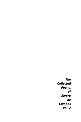 The Collected Poems Of Alvaro De Campos