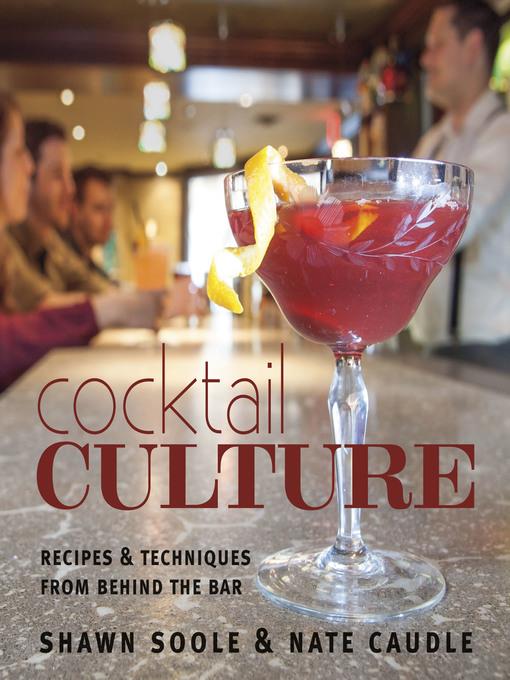 Cocktail culture : recipes & techniques from behind the bar