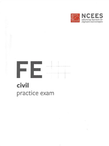 FE Civil Practice Exam