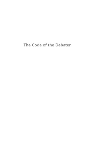Code of the Debator
