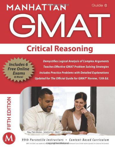 GMAT Critical Reasoning, Guide 6