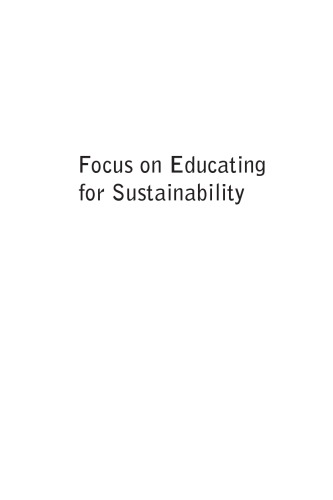 Focus on Educating for Sustainability