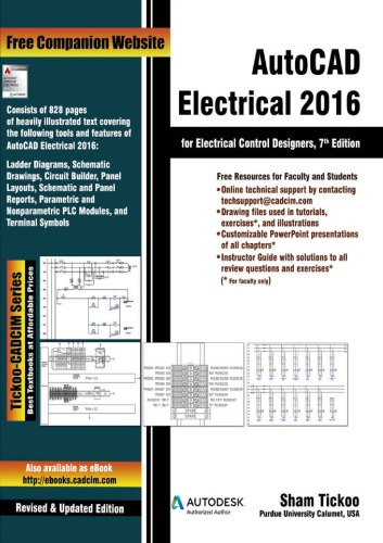 AutoCAD Electrical 2016 for Electrical Control Designers