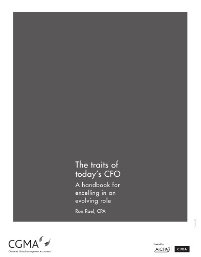 Traits of Today's CFO