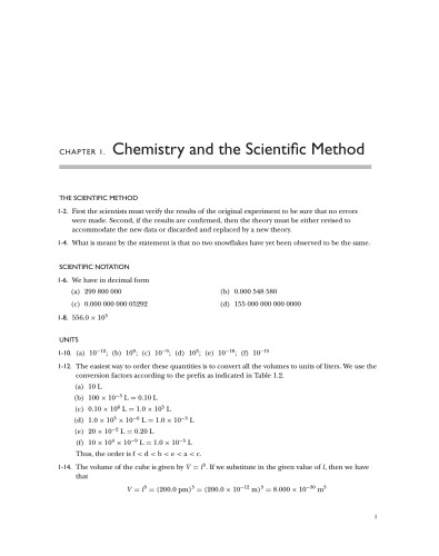 Student Solutions Manual to Accompany General Chemistry