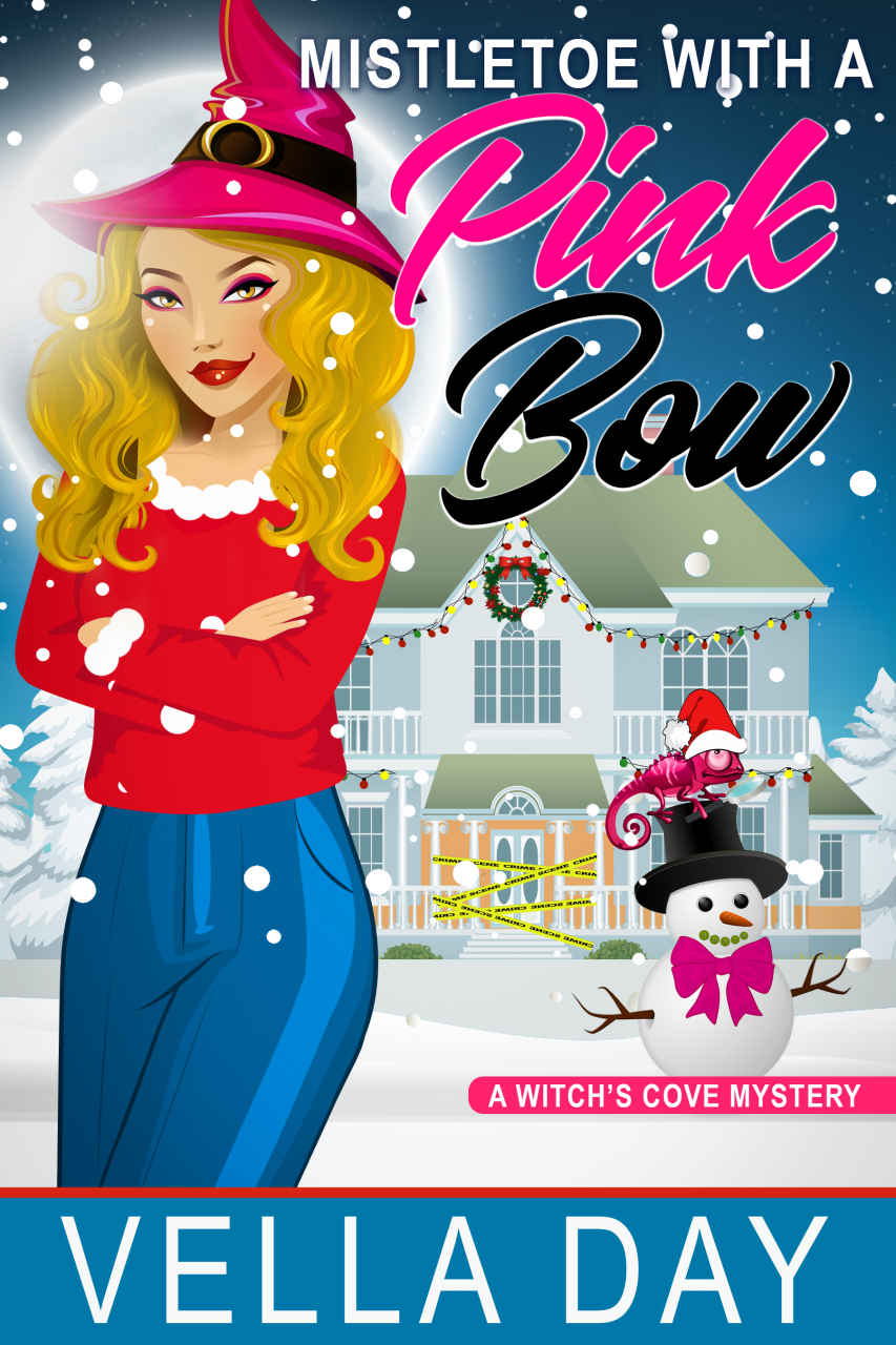 Mistletoe With a Pink Bow (A Witch's Cove Mystery #8)