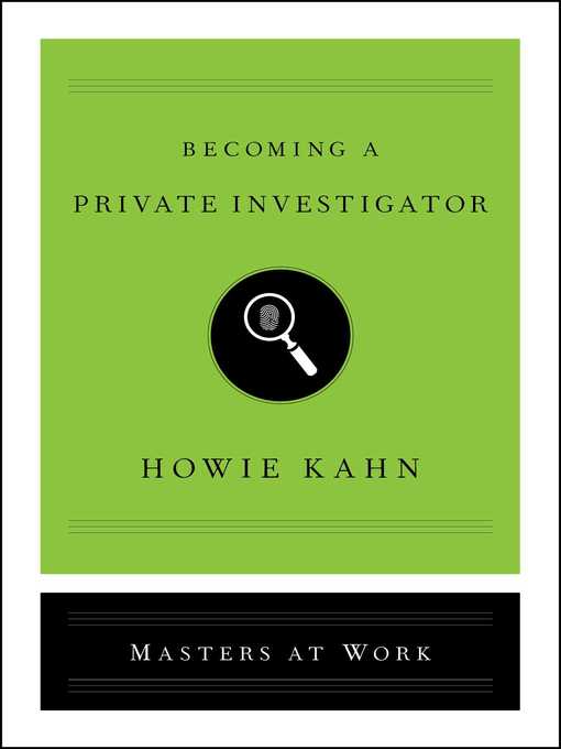 Becoming a Private Investigator