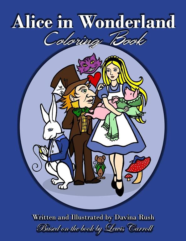 Alice in Wonderland: Coloring Book