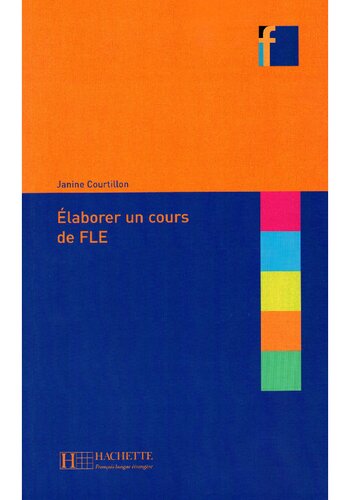 Élaborer un cours de FLE